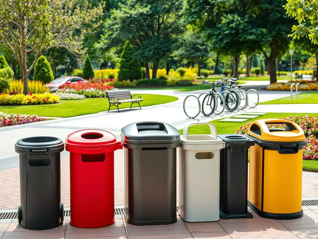 Przewodnik po wyposażeniu przestrzeni publicznych w trwałe kosze i stojaki